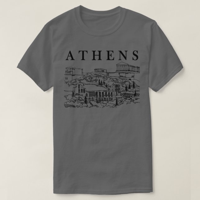Camiseta Grécia Atenas Souvenir Grécia Trip Europe Travelin (Frente do Design)