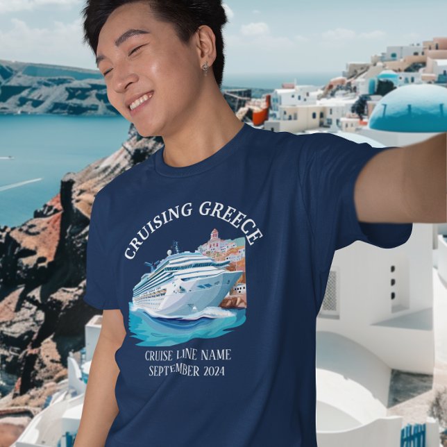 Camiseta Grécia Cruzadora Isles Santorini (Criador carregado)