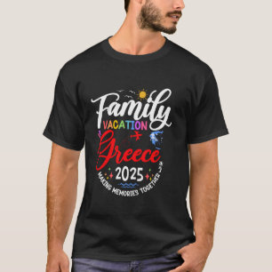 Camiseta Grécia das Férias Familiares 2025, que corresponde