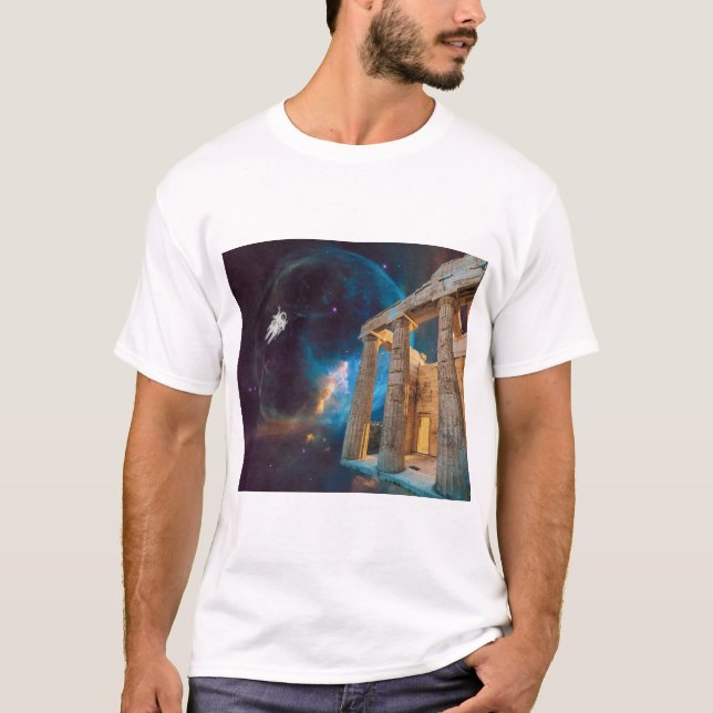 Camiseta Grécia de Acrópole Partenon encontra espaço (Frente)