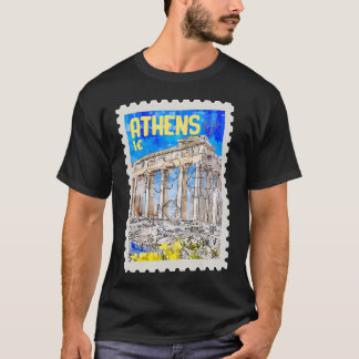 Camiseta Grécia de Atenas Visitante do Templo Grego do Pânt