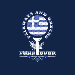 Camiseta Grécia DE GOLF PADRE MÃE LEAM T-Shirt