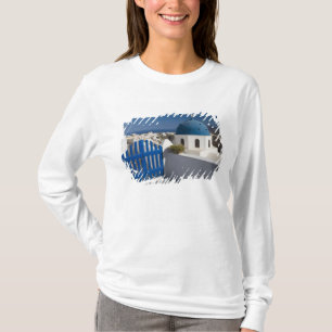 Camiseta Grécia e Ilha Grega de Santorini a partir do