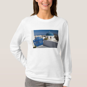 Camiseta Grécia e Ilha Grega de Santorini a partir do