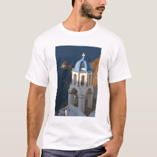 Camiseta Grécia e Ilha Grega de Santorini cidade de Oia 2