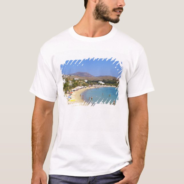Camiseta Grécia, Ilha Paros, Praia de cima (Frente)