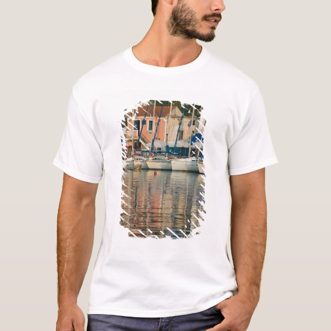 Camiseta GRÉCIA, Ilhas Jónicas, KEFALONIA, Fiskardo: (Frente)