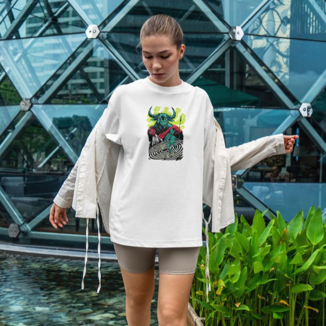 Camiseta Grécia Mítica Monstro do Minotauro (Criador carregado)