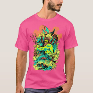 Camiseta Grécia Mitos Deus do Mar Poseidon Premium