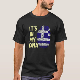 Camiseta Grécia Na Minha Grécia Da Equipe De Bandeiras Greg