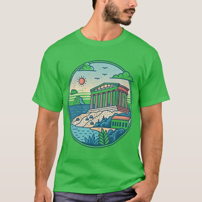 Camiseta GRÉCIA retro (Frente)