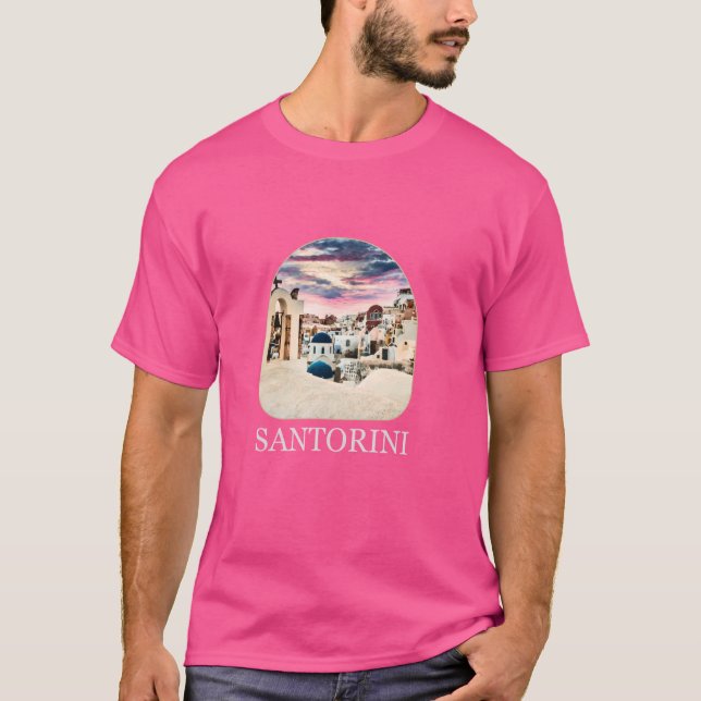 Camiseta Grécia Santorini (Frente)