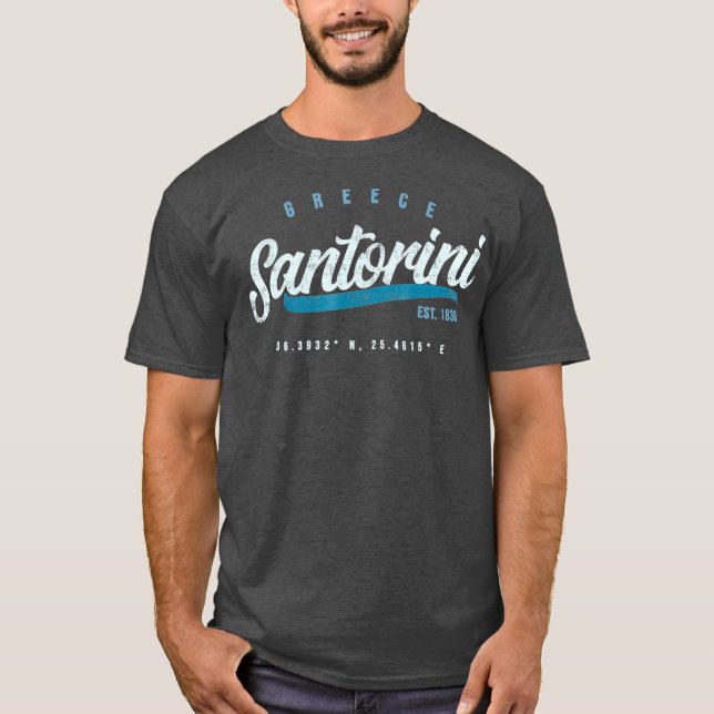 Camiseta Grécia Santorini (Frente)