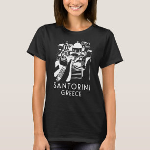 Camiseta Grécia Santorini, Ilha Volcan das Cíclades do Mar