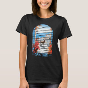 Camiseta Grécia Santorini Oia Donkey, Linda religião grega