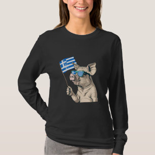Camiseta Grécia Sinalizador Pig Hellenes Orgulho Grego Árvo