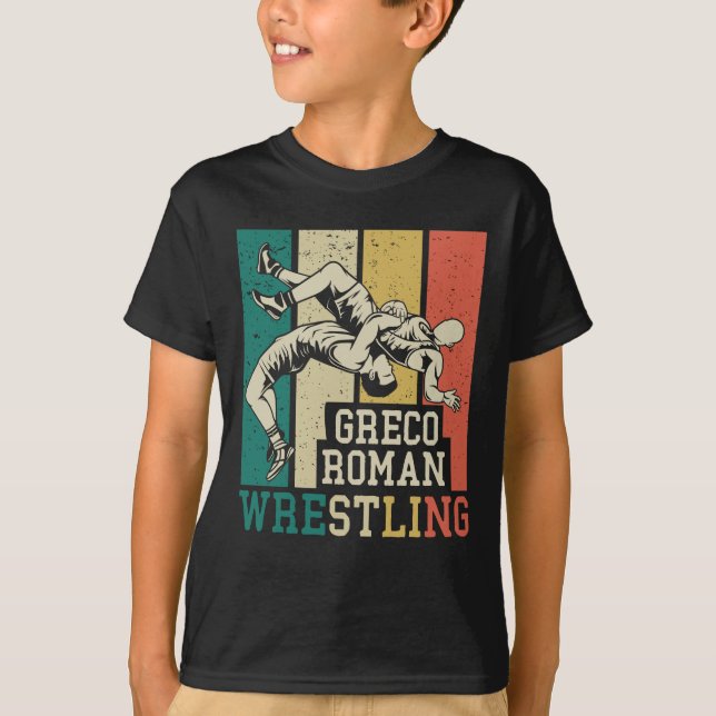 Camiseta Greco Roman Luta Fighter Wrestler (Frente)