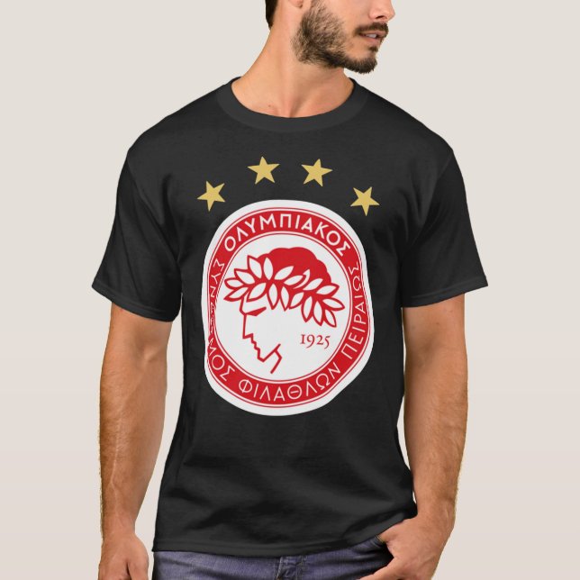 Camiseta GREECE-OLYMPIACOS FC LOGO Classic T-Shirt (Frente)