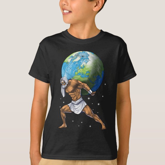 Camiseta Greek Mythology God Atlas (Frente)