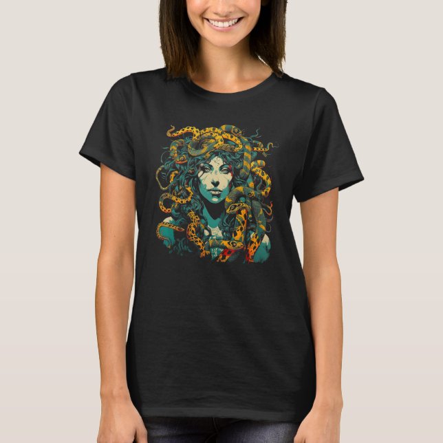 Camiseta Greek Mythology Medusa (Frente)