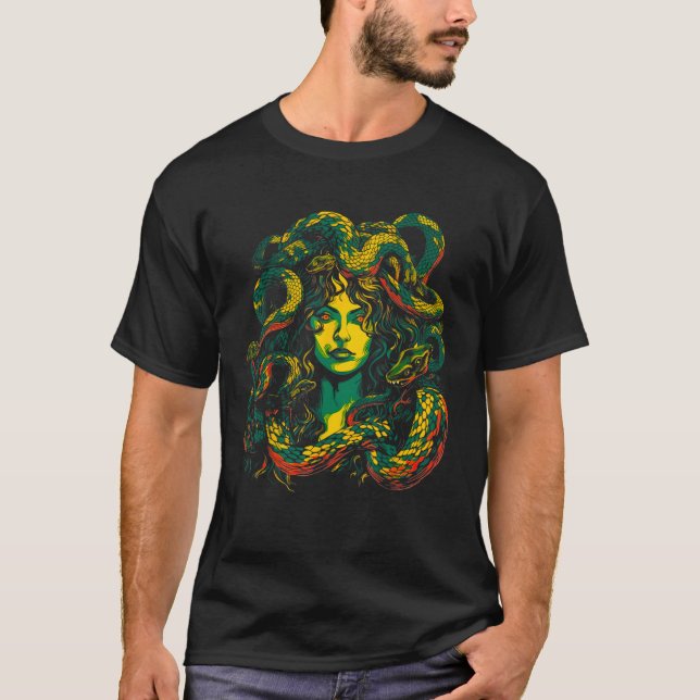 Camiseta Greek Mythology Medusa (Frente)