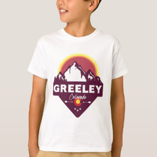 Camiseta Greeley Colorado Co Montanhas Rochosas Caminhadas