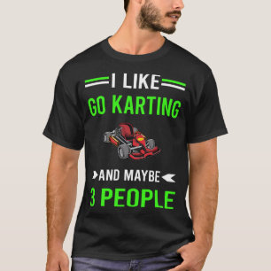 Camiseta Green 3 Pessoas Go Karting Kart Gokart Go-kart