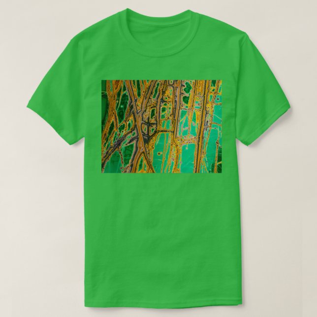Camiseta Green and Gold Minerals (Frente do Design)