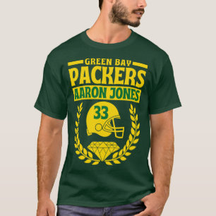 Camiseta Green Bay Packers Aaron Jones 33 americano