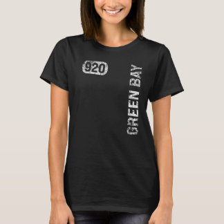 Camiseta Green Bay Wisconsin 920 Area Code Vintage Retro