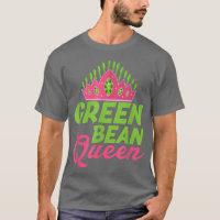 Green Bean Queen Veggie Funny Veganism 