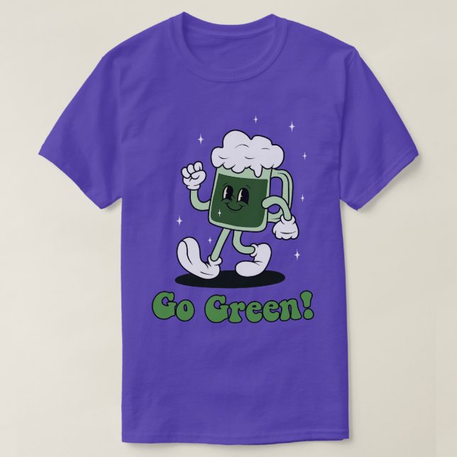 Camiseta Green Beer Go Green (Frente do Design)