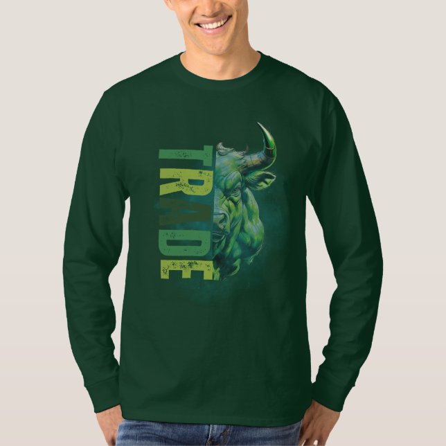 Camiseta Green bull | Trade Design (Frente)
