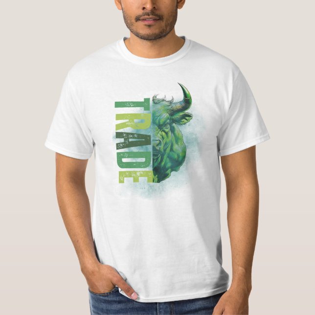 Camiseta Green bull | Trade Design (Frente)