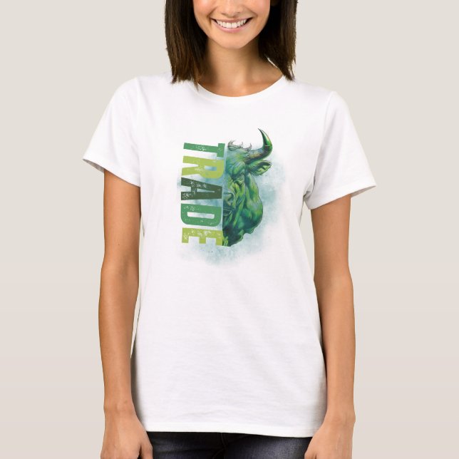Camiseta Green bull | Trade Design (Frente)