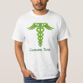 Camiseta Green Celtic Knot Caduceus