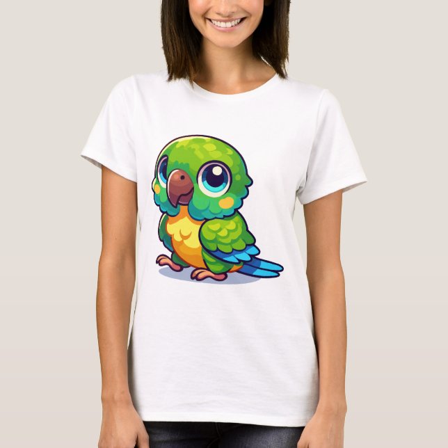 Camiseta Green Cheek Conure (Frente)