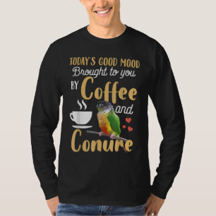 Camiseta Green Cheek Conure - Bom Café e Cenoura