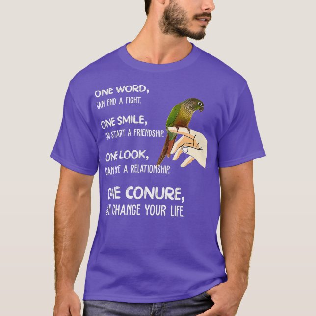 Camiseta Green Cheek Conure Clothing One Conure Parrot (Frente)
