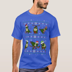 Camiseta Green Cheeked Conure - Natal Feio