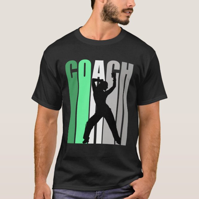 Camiseta Green Coach Of Dance Instructor Dance Pretty Teach (Frente)