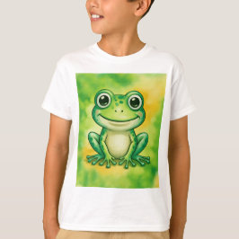 Camiseta Green cute frog