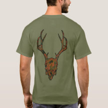 Green do Exército do Monte Jackalope Skull Camo
