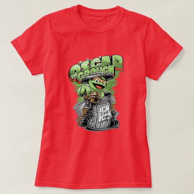 Camiseta Green Garbage Monster  (Frente do Design)