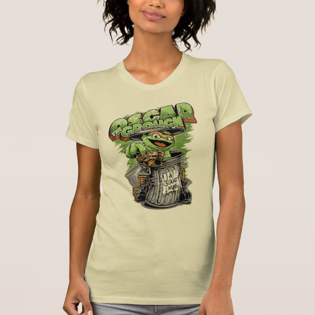 Camiseta Green Garbage Monster  (Frente)