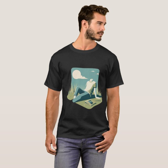 Camiseta green grass under the sunlight (Frente Completa)