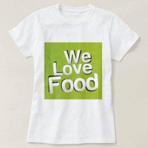 Camiseta Green Grub Club: Nós Heart Comida