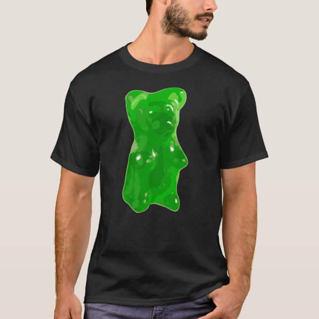 Camiseta Green Gummy Bear Candy (Frente)