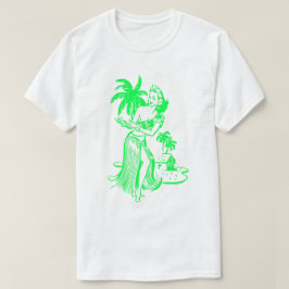 Camiseta Green Hula Girl