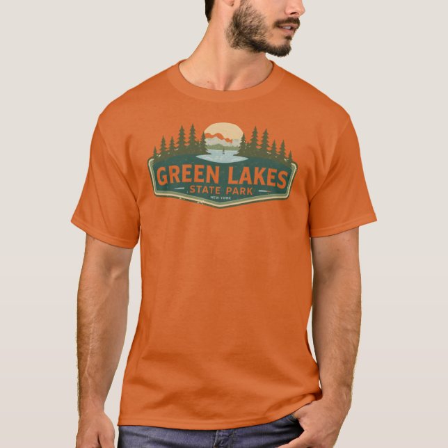 Camiseta Green Lakes State Park New York gift (Frente)
